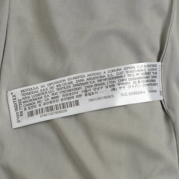 Zara mini strapless sequins dress, Size S (2), Silver colour - Picture 11 of 12